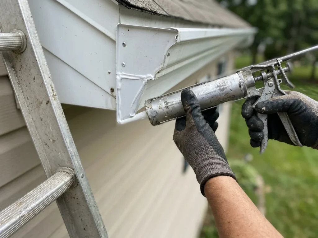 Aluminum Gutter Repair