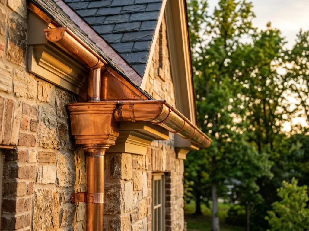 Copper Gutter Replacement