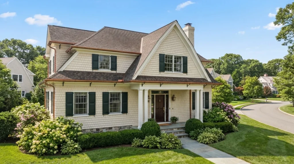 Why Half Round Gutters Suit Suffolk County's Historic Homes