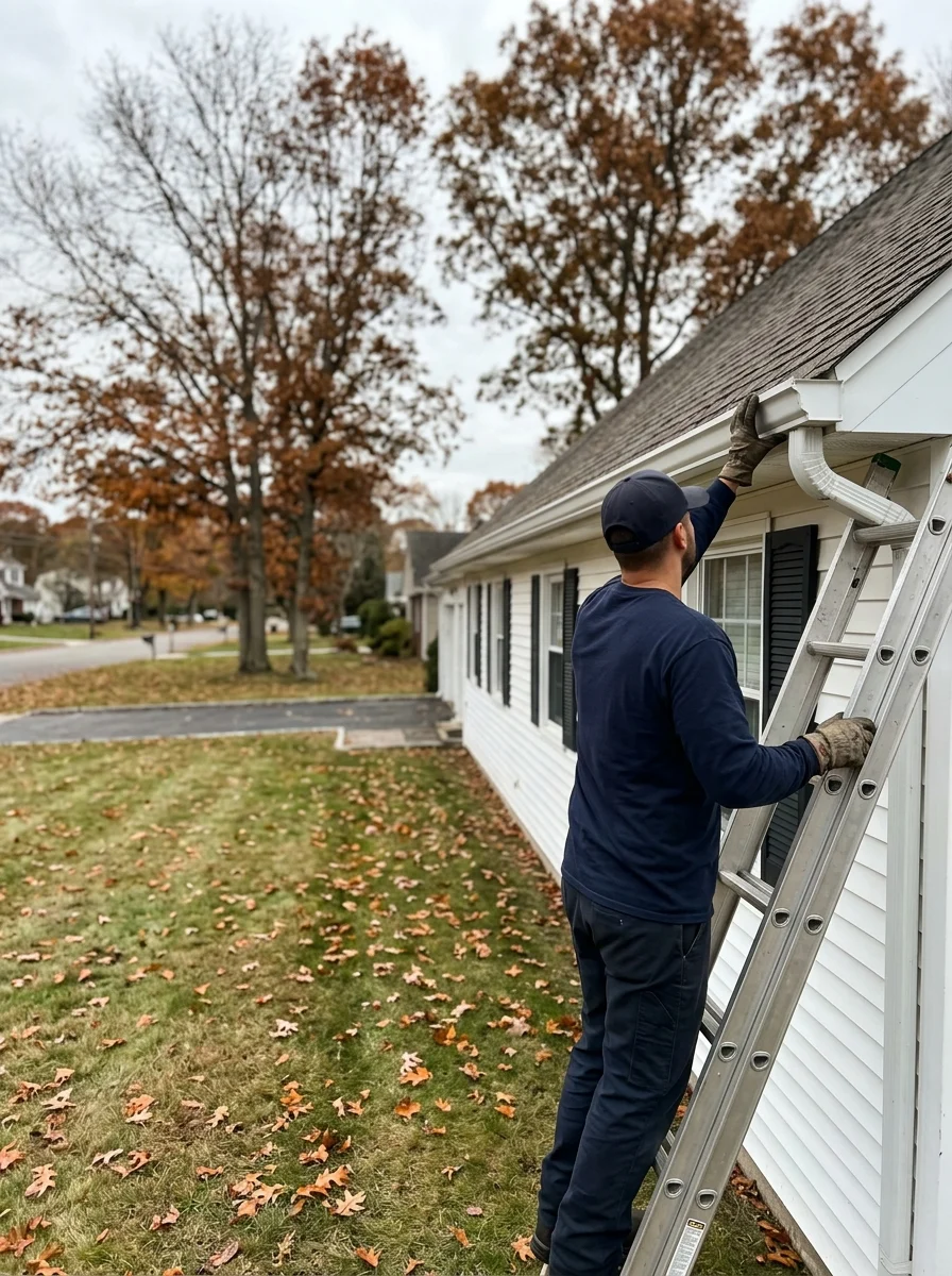 Gutter maintenance in Suffolk County, NY